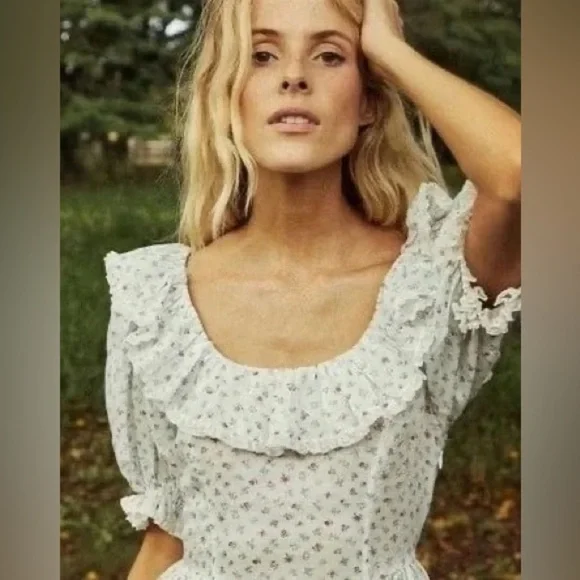 Floral Ruffle Dress - Picture 6 of 8